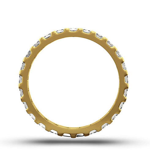 Eternity Ring Olivia 18K Gold Diamond 3.00ct G/Vs